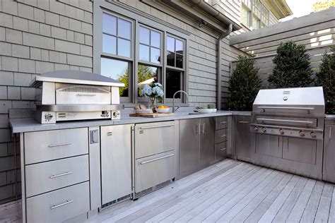 outdoor kitchen cabinets stainless steel